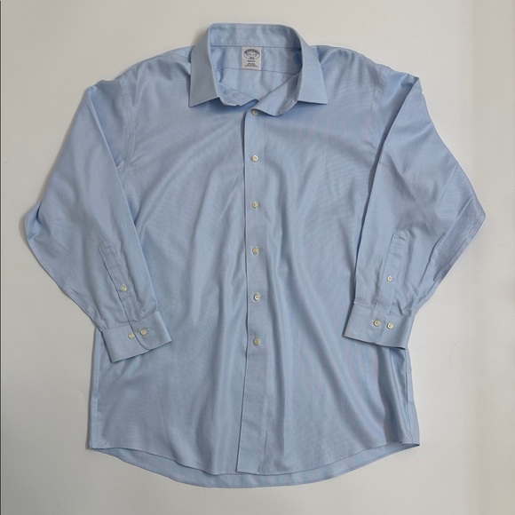 Brooks Brothers Other - Brooks Brothers 1818 Regent Non-Iron Dress Shirt Blue Classic Menswear